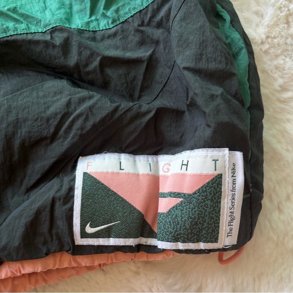 Nike Colorblock Flight Patch Jacket Two Tone Gree… - image 3